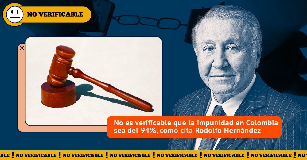 Rodolfo Hernández sobre impunidad en Colombia
